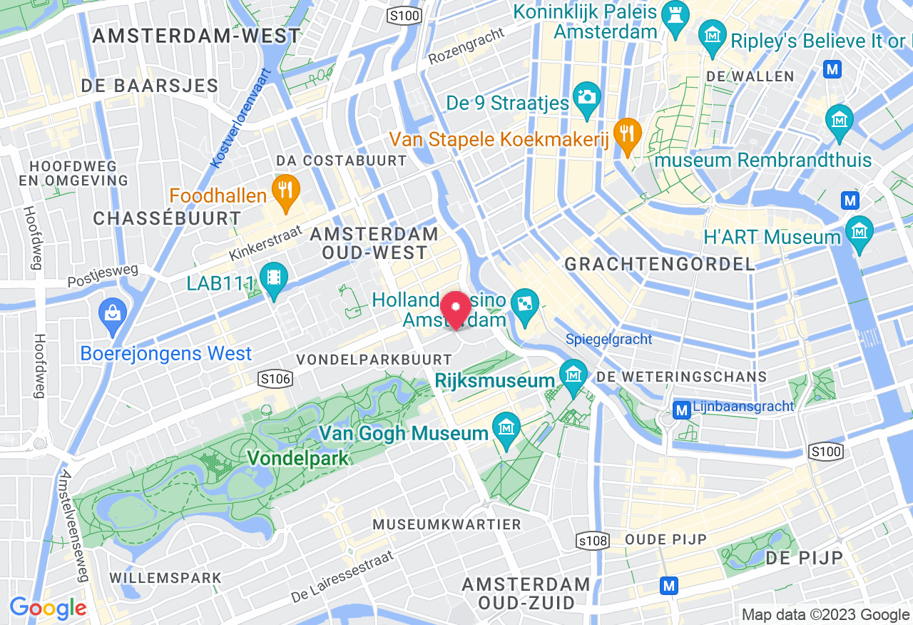 how far is amsterdam city center from the airport